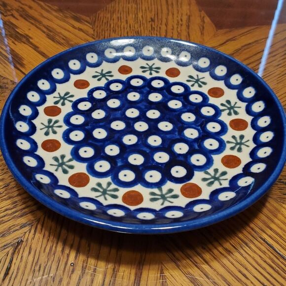 Ceramika Artystyczna Other - Polish Pottery Mosquito Pattern 6.25" Toast Plate